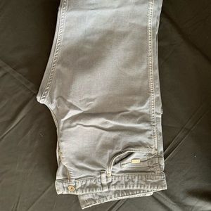 Hugo boss light grey slim stretch jeans.